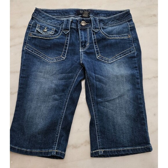 Earl Jeans Blue Five Pockets Denim Relaxed Fit Pullover Men's Shorts Size 5 - Picture 1 of 9